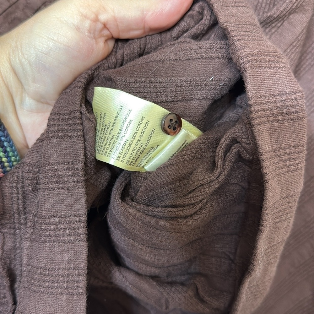 🍓Free People 🍓Brown Lace-Trimmed Sweater - Picture 13 of 14